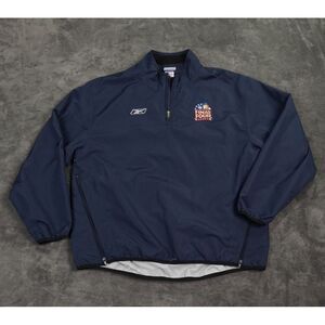 VTG Reebok Jacket‎ Adult Large Blue NCAA Finals Terrapins Duke 2006 Windbreaker